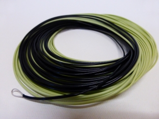 A&M Sinktip WF9 Moss Green/Black Exposed Loop 